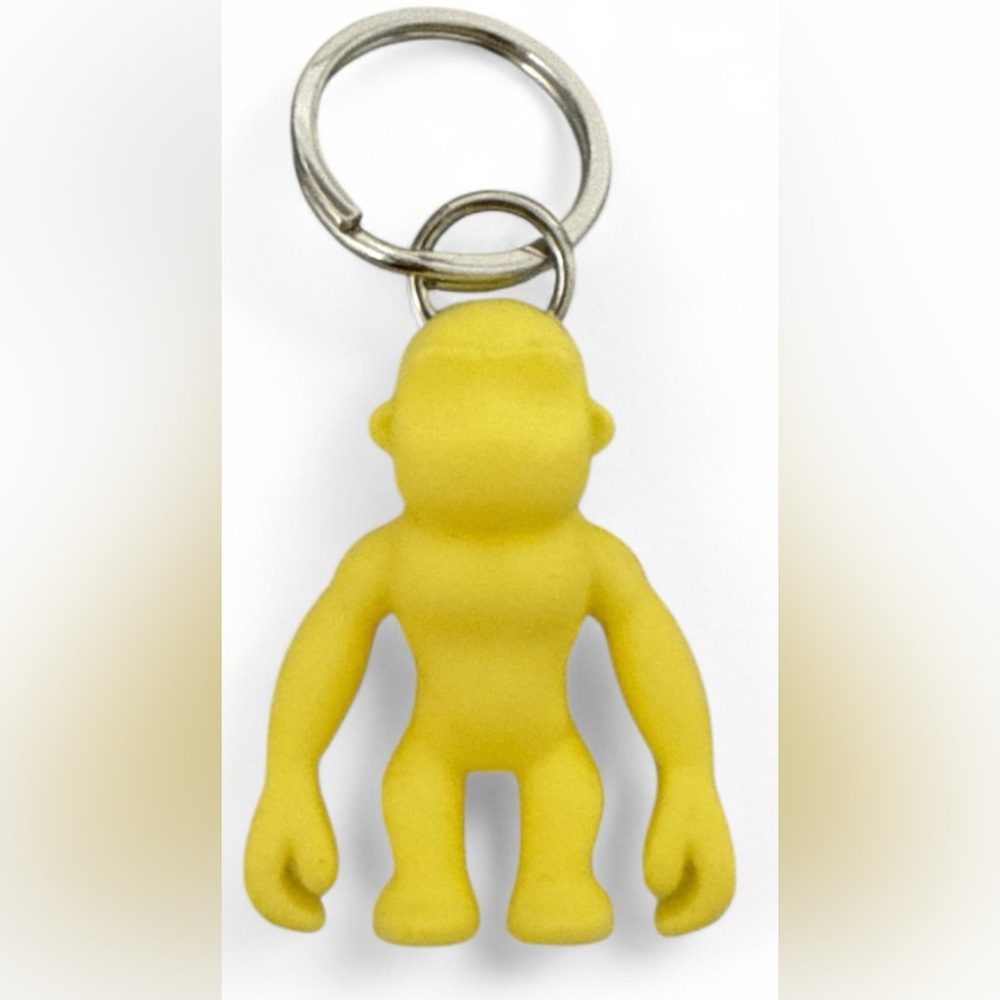 Kipling Rubber Monkey Key Chain Ring Bag Charm - image 1